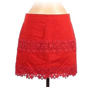 NWT J. Crew Red Skirt